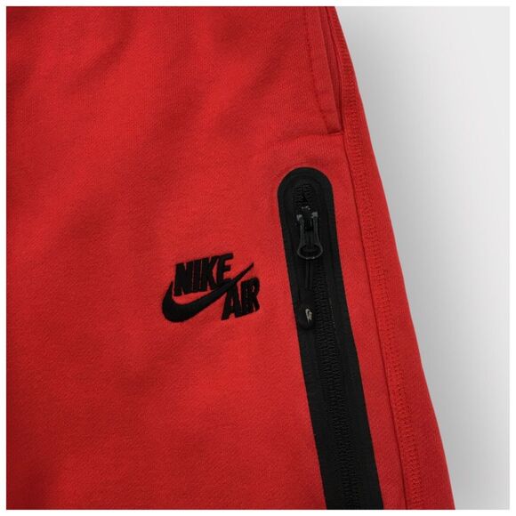 Vintage Nike Sweatpants Mens Size M Red‎ Embroidered Swoosh Baggy Y2K Loose - Picture 3 of 8
